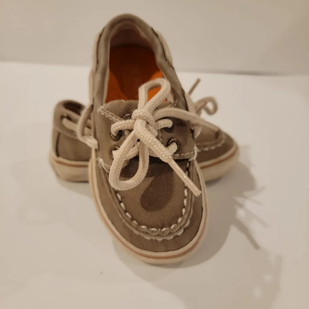 Sperry Halyward size 5 m uk 4.5 eu 21 toddler baby boat shoes deck shoe